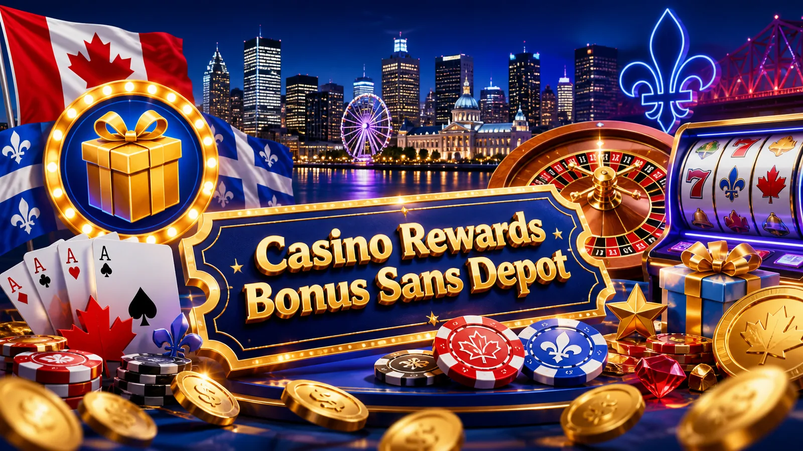 Casino Rewards bonus sans depot content banner