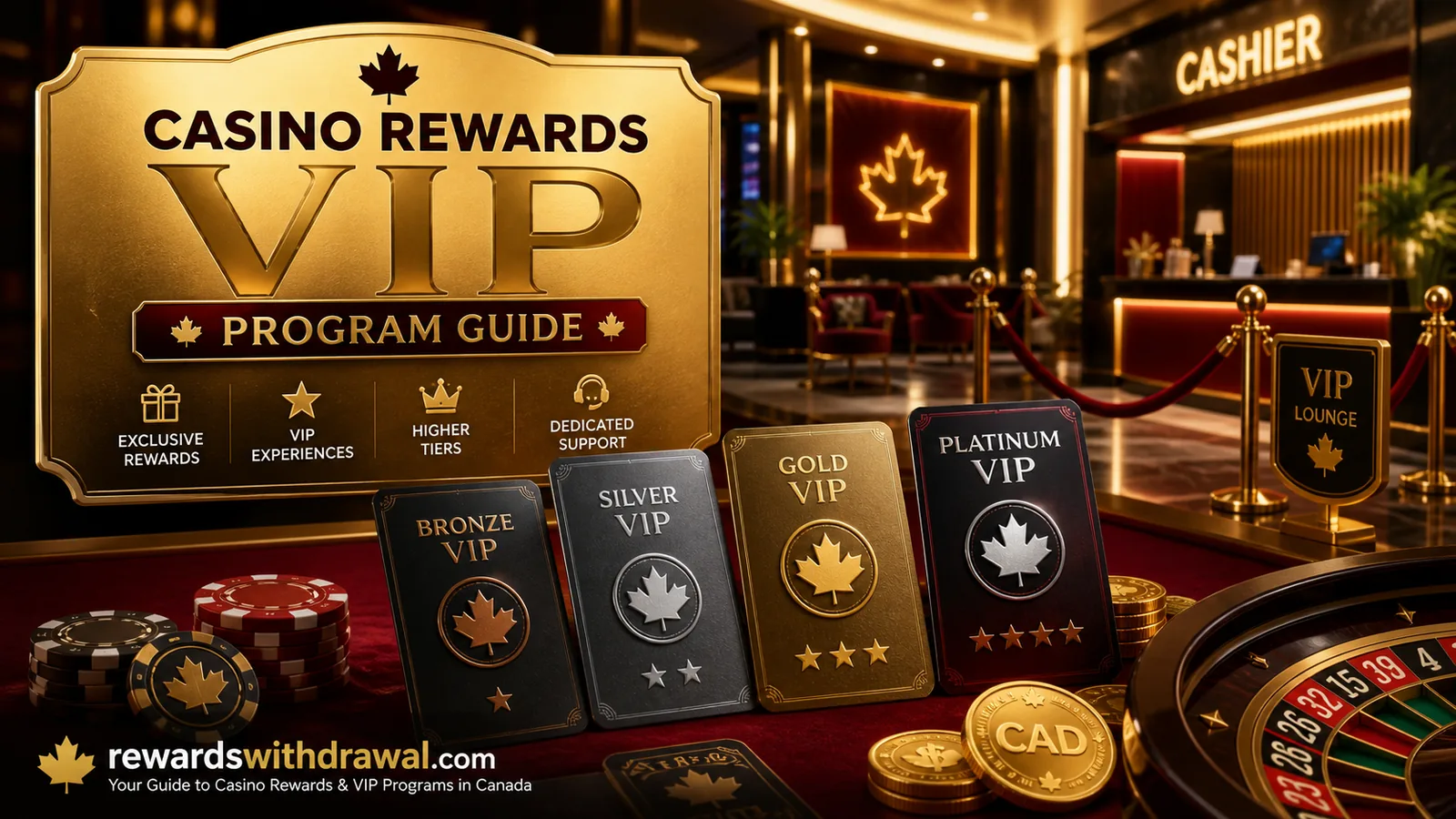 Casino Rewards VIP Program Guide content banner